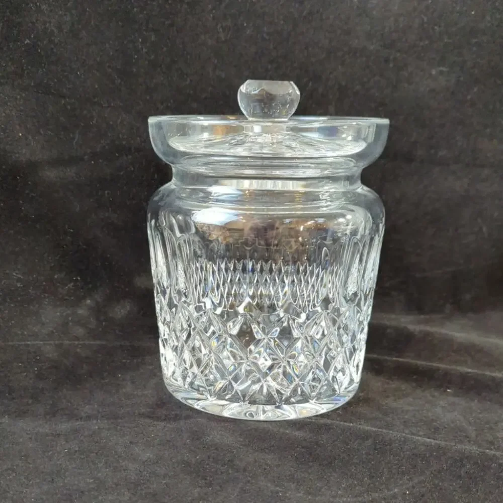 Waterford Crystal Colleen Biscuit Barrel Jar Cookie Candy Jar Discontinued